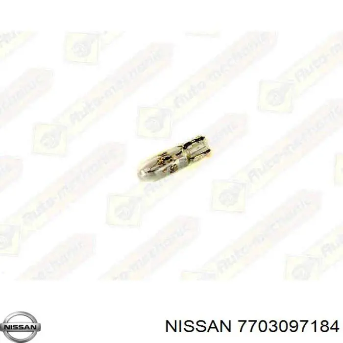 7703097184 Nissan лампочка щитка / панелі приладів
