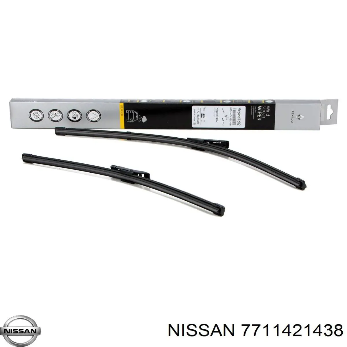 Щітки склоочисника 7711421438 Nissan/Infiniti