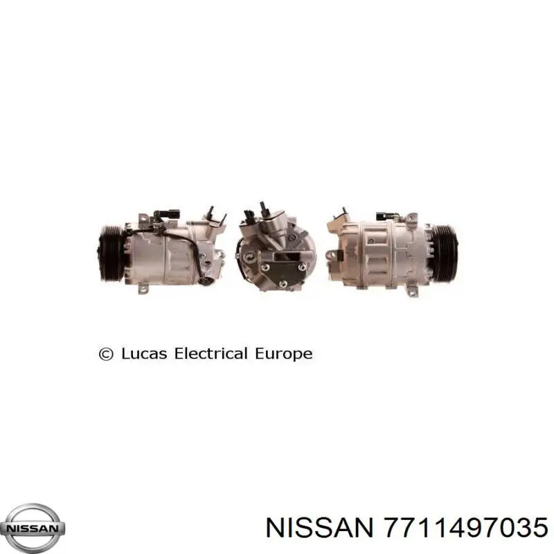 Компресор кондиціонера 7711497035 Nissan