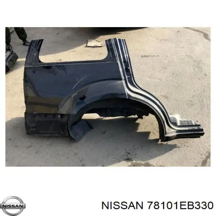 Крило заднє ліве 78101EB330 Nissan/Infiniti