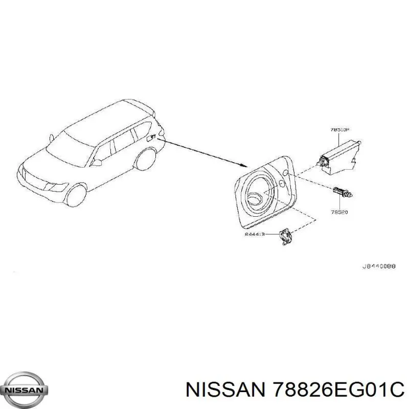 Купити 78826EG01C Nissan/Infiniti 