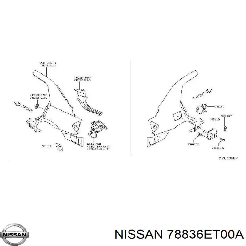 78836ET00A Nissan/Infiniti 