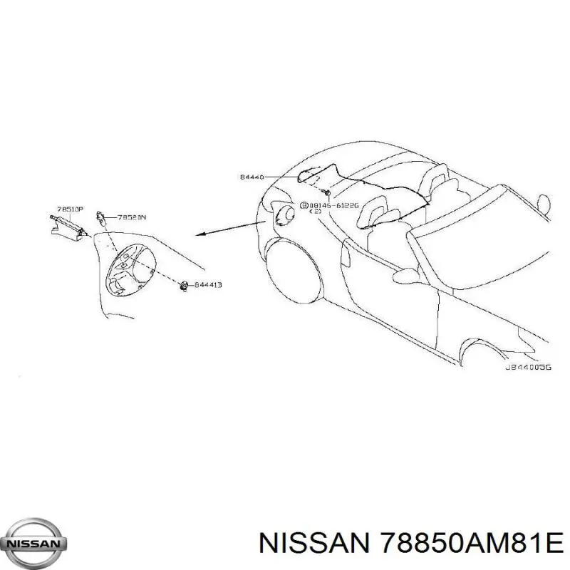  78850AM81E Nissan