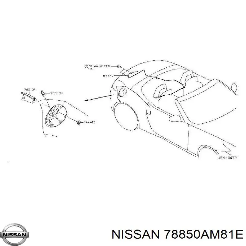  Nissan/Infiniti 788504GA0A ціна, від 41.17 USD