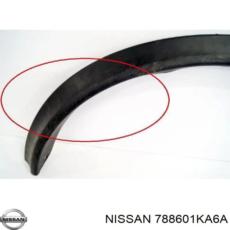 Молдинг задньої арки крила, правий Nissan/Infiniti 788601KA6A ціна, від 19.00 USD