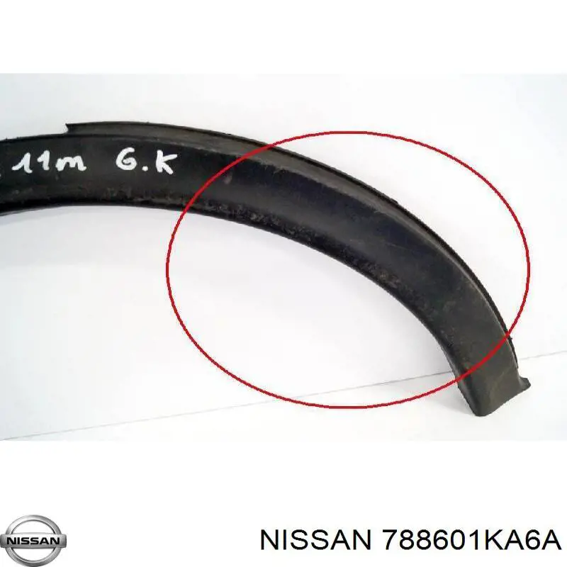 Купити 788601KA6A Nissan/Infiniti Розширювач заднього крила, правий