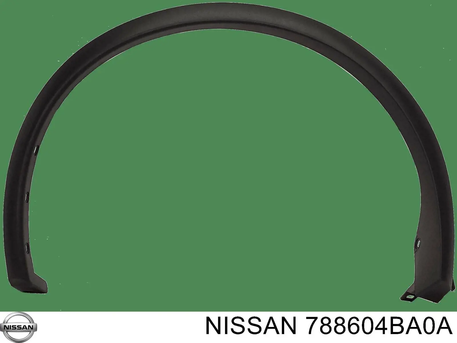 Молдинг задньої арки крила, правий Nissan/Infiniti 788604BA0A ціна, від 29.20 USD