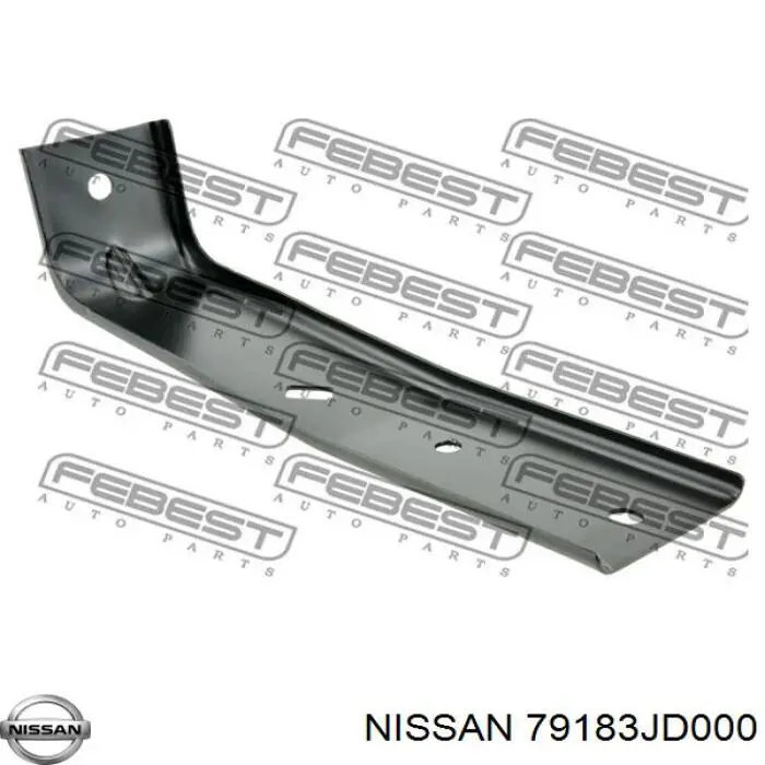 Кронштейн бампера переднього, центральний Nissan/Infiniti 79183JD000 ціна, від 6.46 USD