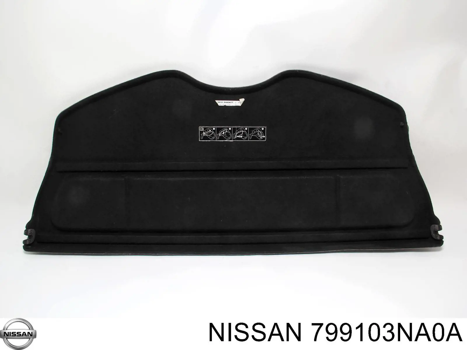 Купити 799103NA0A Nissan/Infiniti Полка салону, ззаду (багажного відсіку)