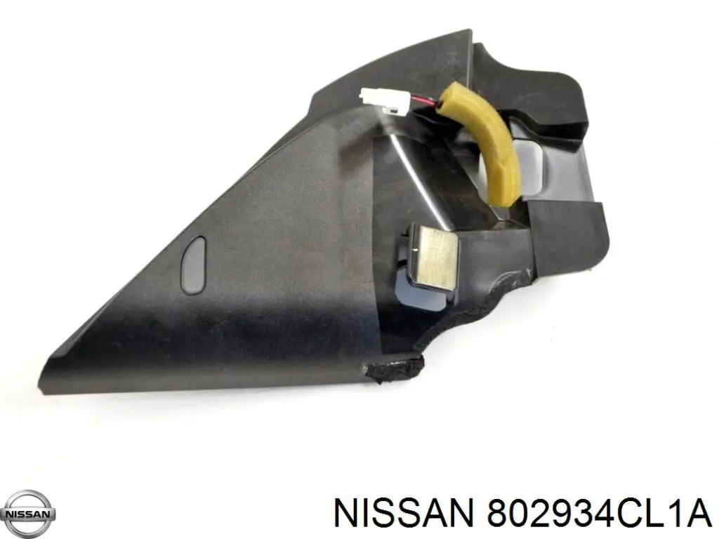 802934CL1A Nissan внутрішня накладка кріплення дзеркала лівого