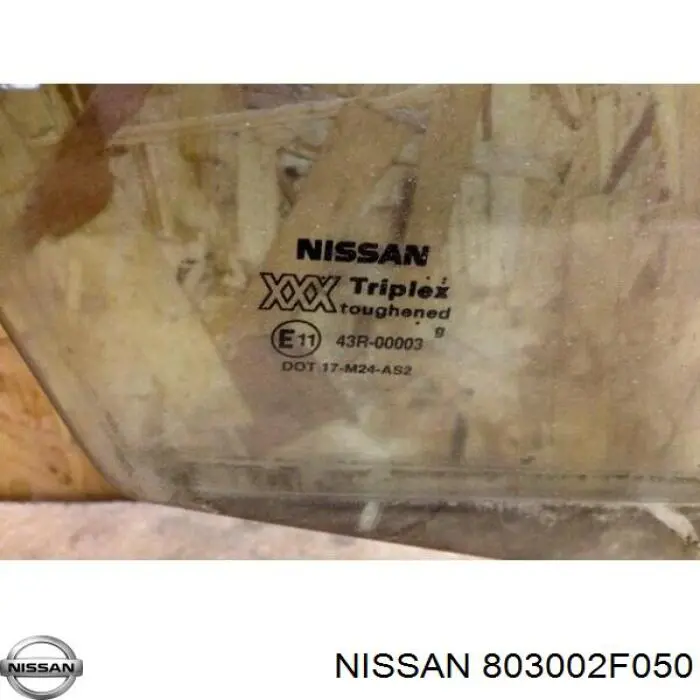 Скло передньої правої двері Nissan/Infiniti 803002F050 ціна, від 11.29 USD