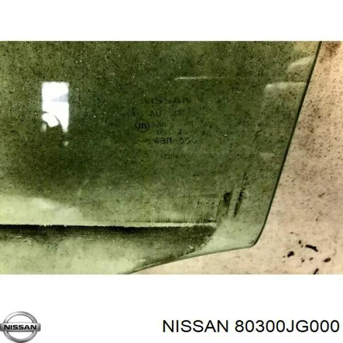 Скло передньої правої двері Nissan/Infiniti 80300JG000 ціна, від 25.33 USD