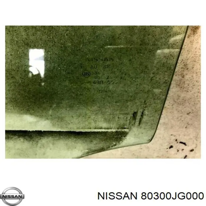 Скло передніх дверей, правою Nissan X-Trail (T31) (Нісан Ікстрейл)