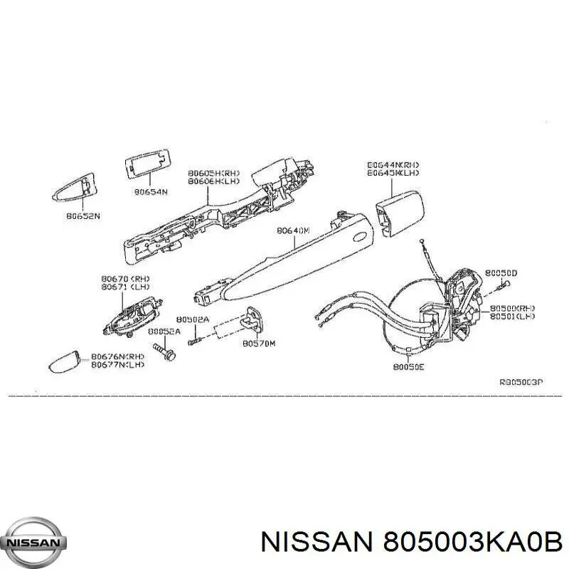 805003KA0A Nissan/Infiniti 