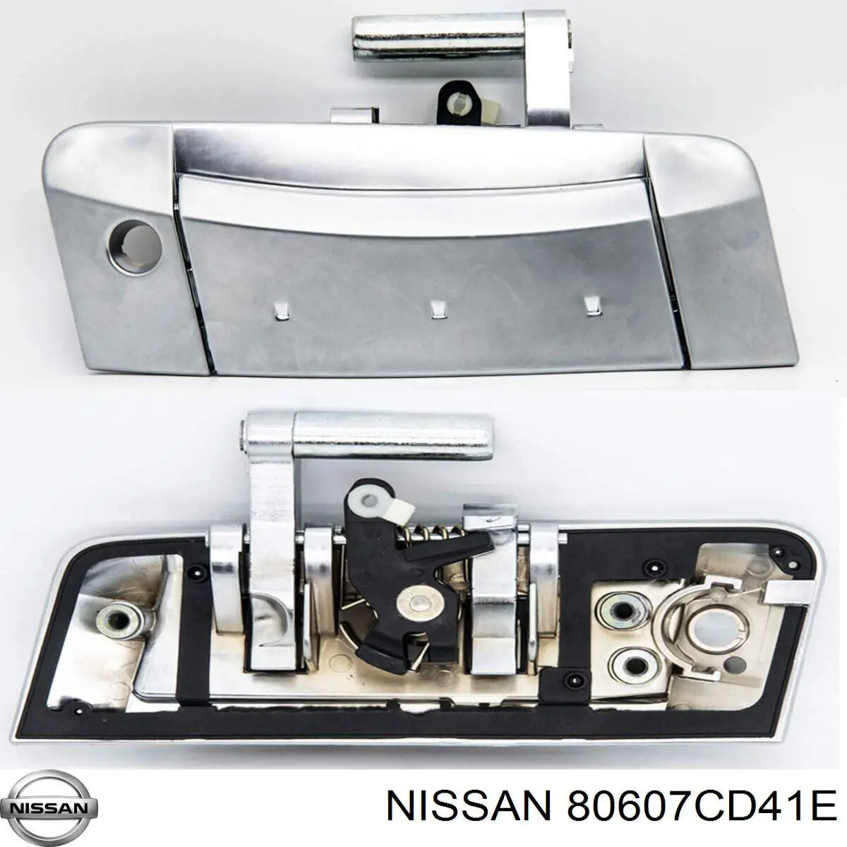 Ручка передньої двері зовнішня ліва 80607CD41E Nissan/Infiniti