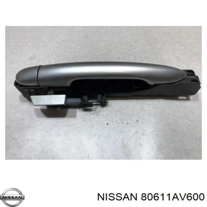 Тримач зовнішньої ручки дверей, передньої лівої Nissan/Infiniti 80611AV600 ціна, від 12.61 USD