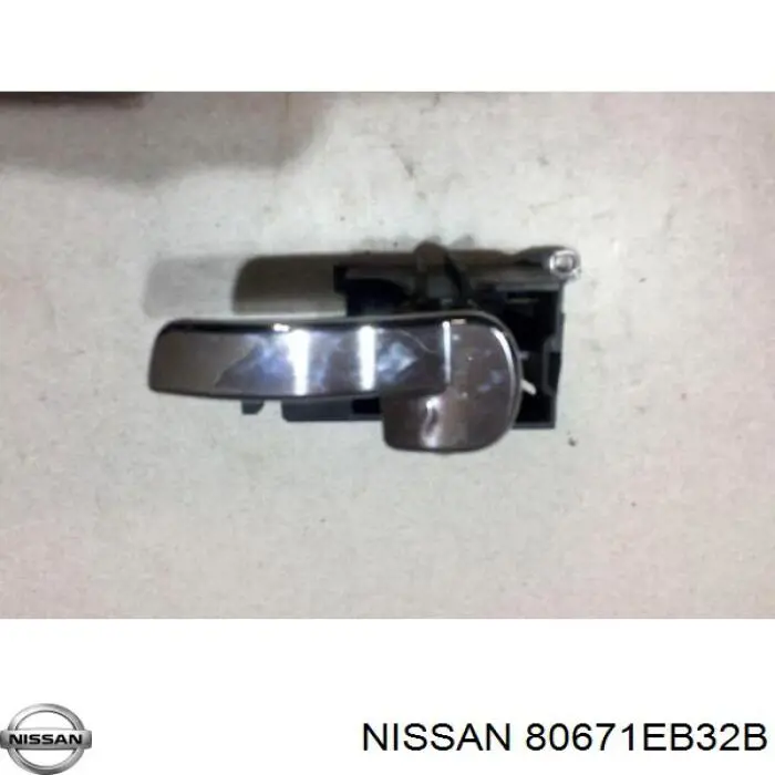 80671EB32B Nissan/Infiniti Ручка дверей лівих, внутрішня, перед/зад