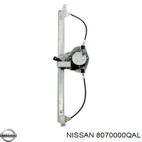 Механізм склопідіймача двері передньої, правої 8070000QAL Nissan/Infiniti