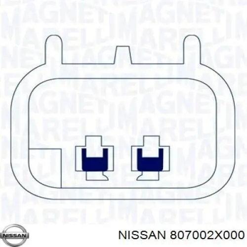 Купити 807002X000 Nissan/Infiniti Склопідйомник передньої правої двері