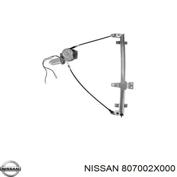 Механізм склопідіймача двері передньої, правої 807002X000 Nissan