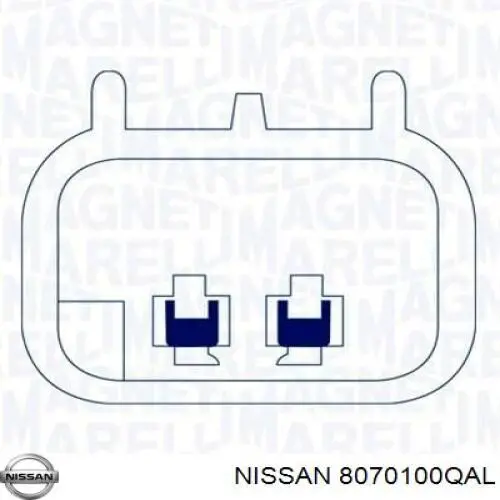 8070100QAL Nissan/Infiniti Підйомник механічний вітрового скла