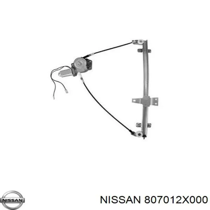 Механізм склопідіймача двері передньої, правої 807012X000 Nissan