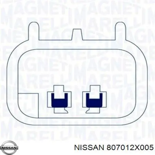 Купити 807010F005 Nissan/Infiniti Механізм стеклопідйомника водійських дверей