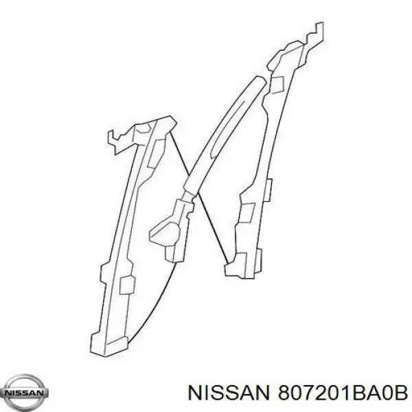 807201BA0B Nissan/Infiniti Склопідйомник (механізм переміщення скла)