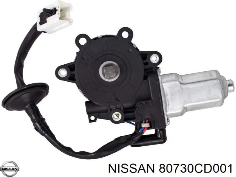Двигун склопідіймача двері передньої, правої 80730CD00A Nissan/Infiniti