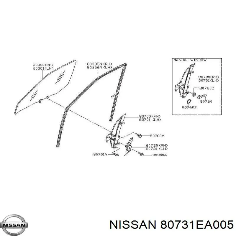  80731EA005 Nissan/Infiniti