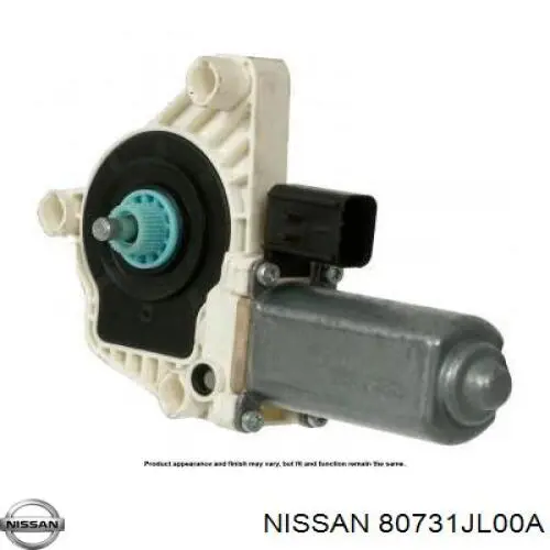 Мотор склопідйомника дверей передніх, лівих Nissan/Infiniti 80731JL00A ціна, від 22.75 USD