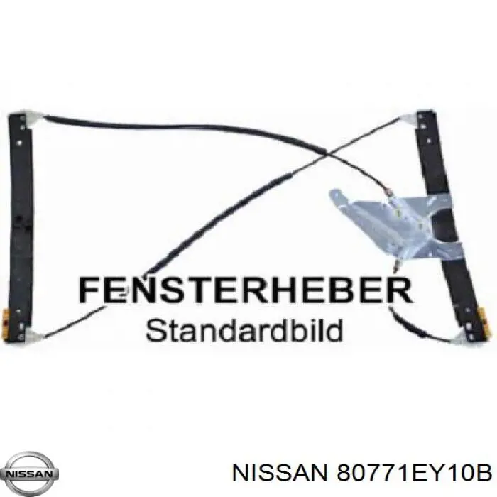 Купити 80771EY10B Nissan/Infiniti Механізм стеклопідйомника водійських дверей