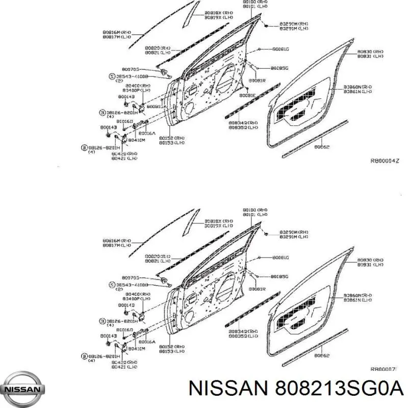  808213SG0A Nissan