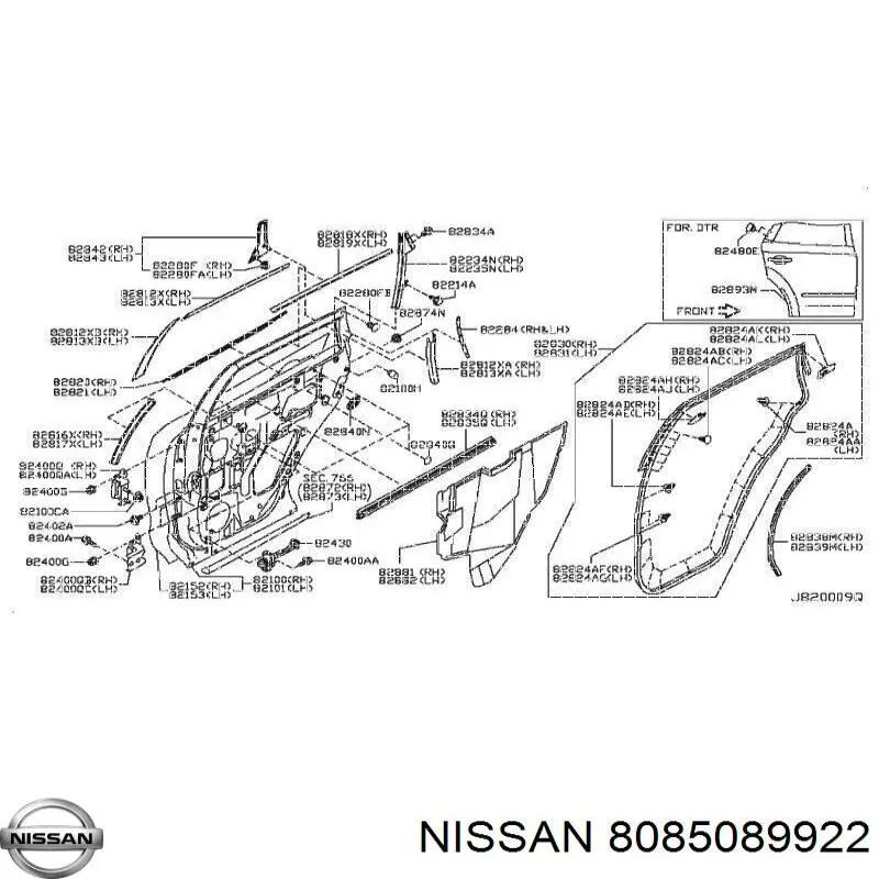 Купити GS1M58762 Mazda Пістон (кліп) кріплення обшивки дверей