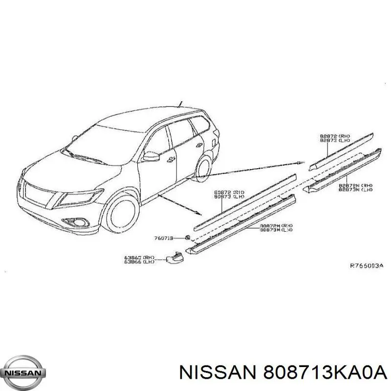  808713KA0A Nissan