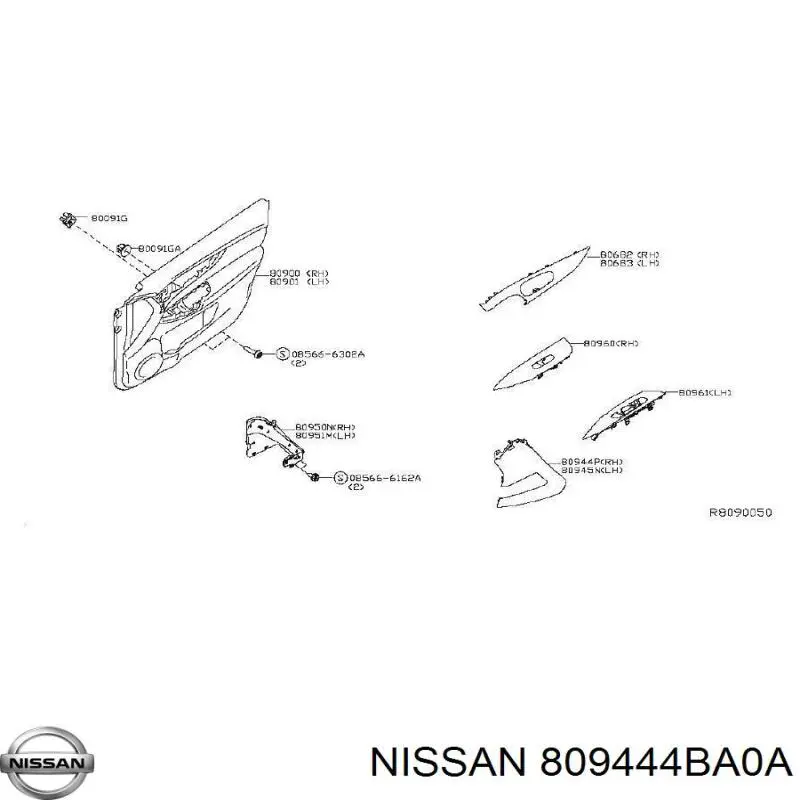 Купити 809444BA0A Nissan/Infiniti 