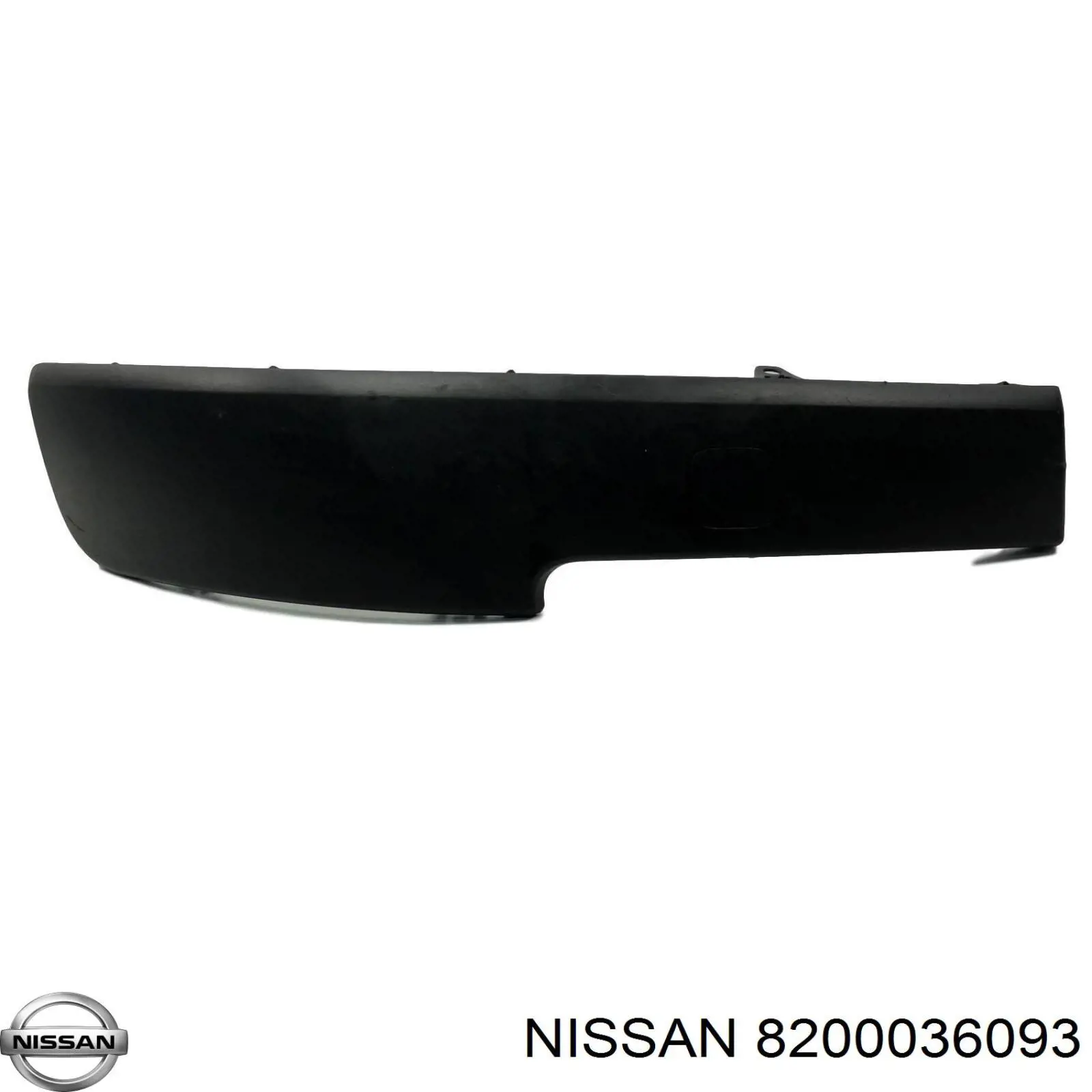 8200036093 Nissan накладка заднього лівого крила
