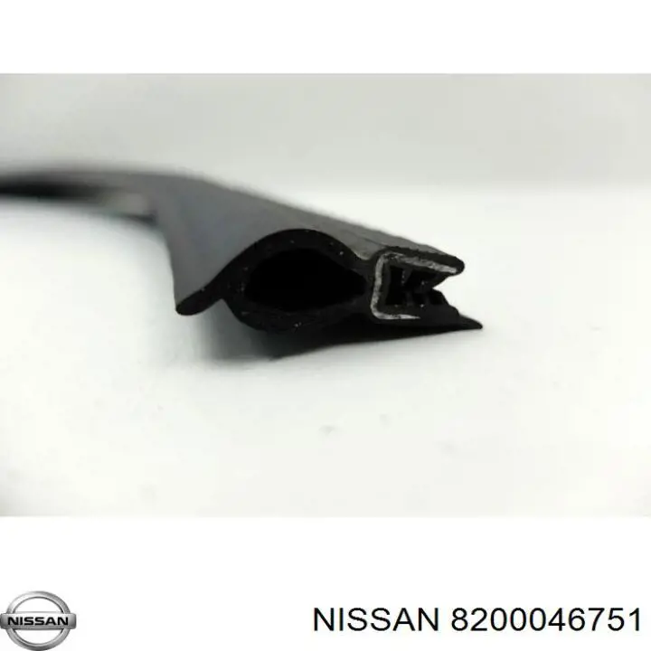 Ущільнювач дверей бічних/зсувних Nissan/Infiniti 8200046751