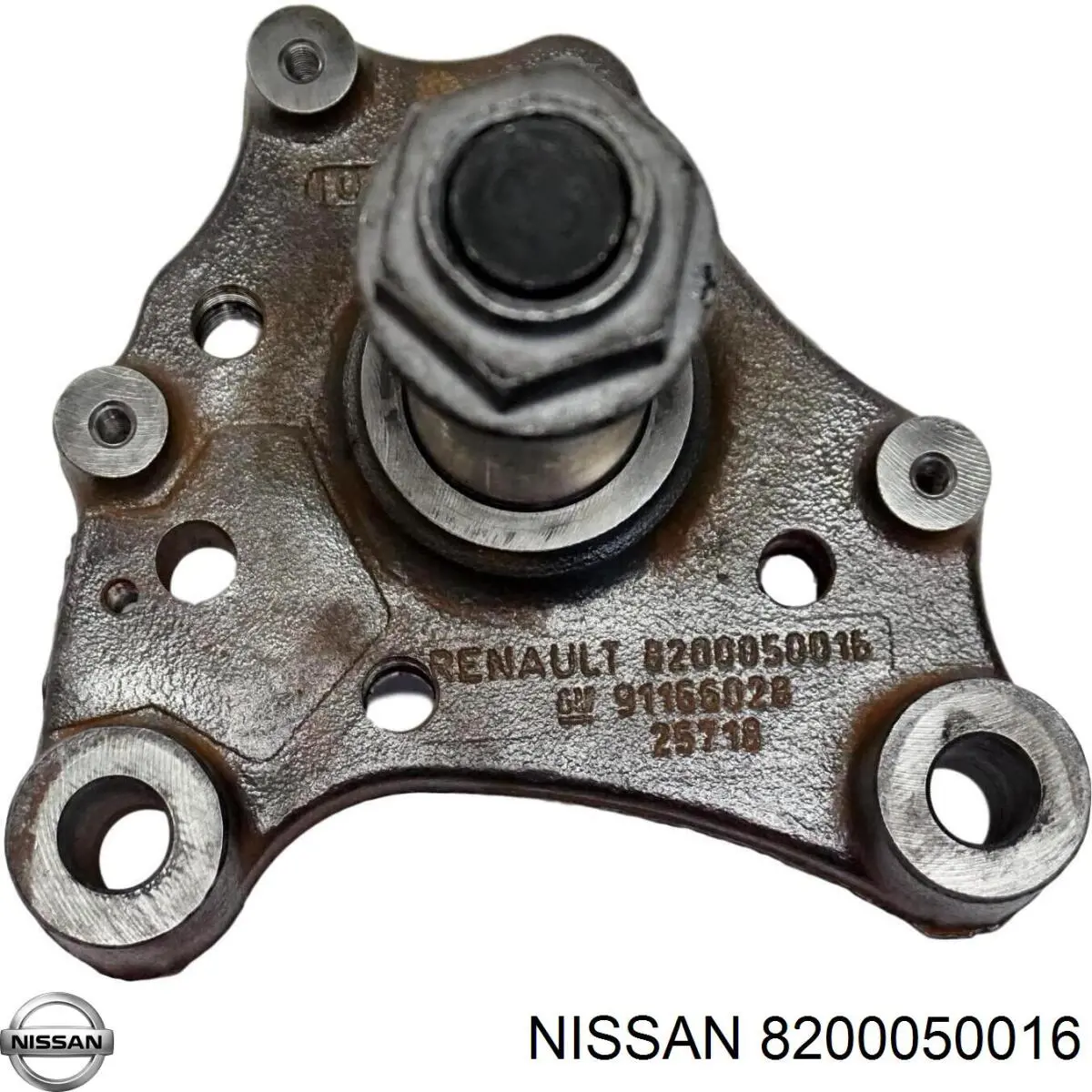 Цапфа - поворотний кулак задній, правий 8200050016 Nissan/Infiniti