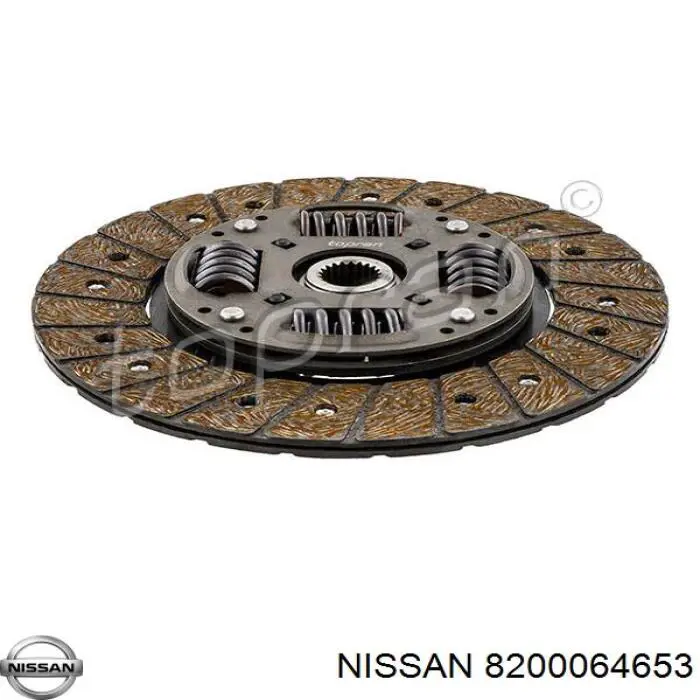 Диск зчеплення 8200064653 Nissan/Infiniti