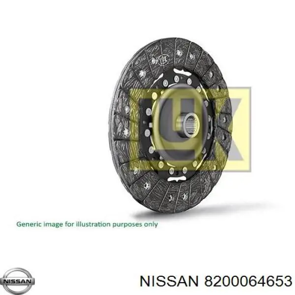8200064653 Nissan диск зчеплення