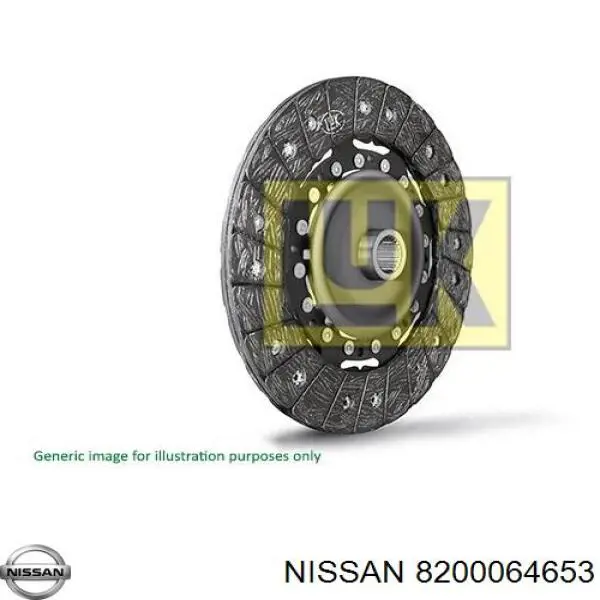 Диск зчеплення 8200064653 Nissan