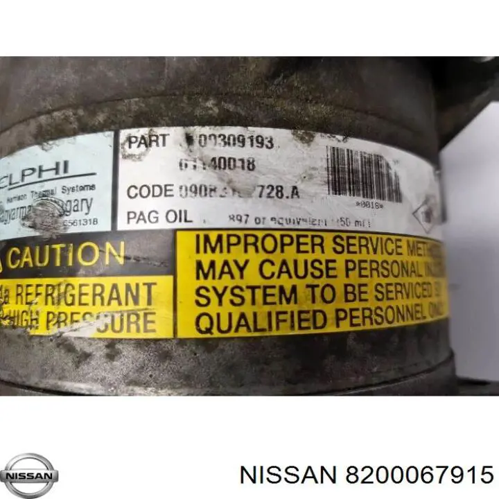 8200067915 Nissan/Infiniti Компресор холодоагенту
