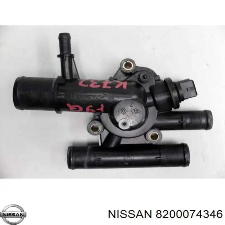 8200074346 Nissan/Infiniti Корпус термостата в зборі
