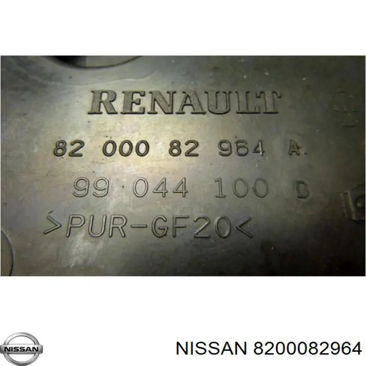 Кожух/кришка/захист ременя ГРМ 8200082964 Nissan/Infiniti