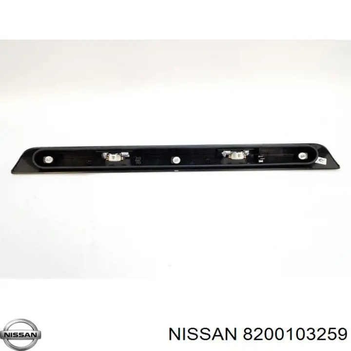 Ліхтар підсвічування заднього номерного знака 8200103259 Nissan/Infiniti