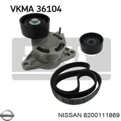 Купити 8200111869 Nissan/Infiniti Натягувач приводного ременя