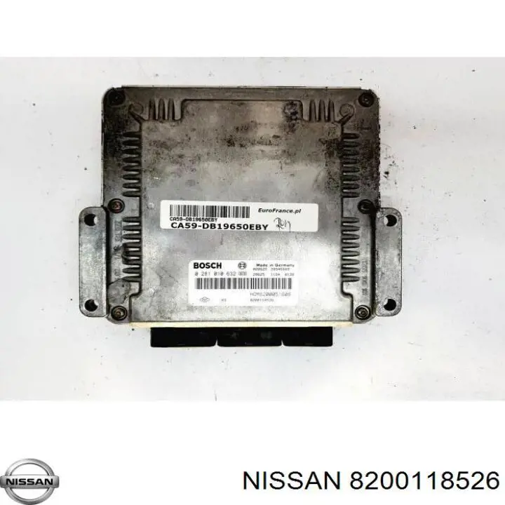 Модуль (блок) керування (ЕБУ) двигуном 8200118526 Nissan