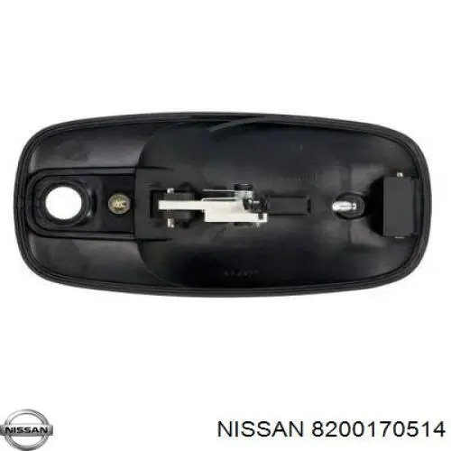 Ручка передньої двері зовнішня Nissan Primastar (J4) (Нісан Прімастар)