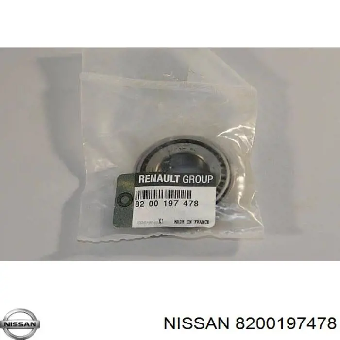 Підшипник КПП Nissan/Infiniti 8200197478 ціна, від 9.28 USD
